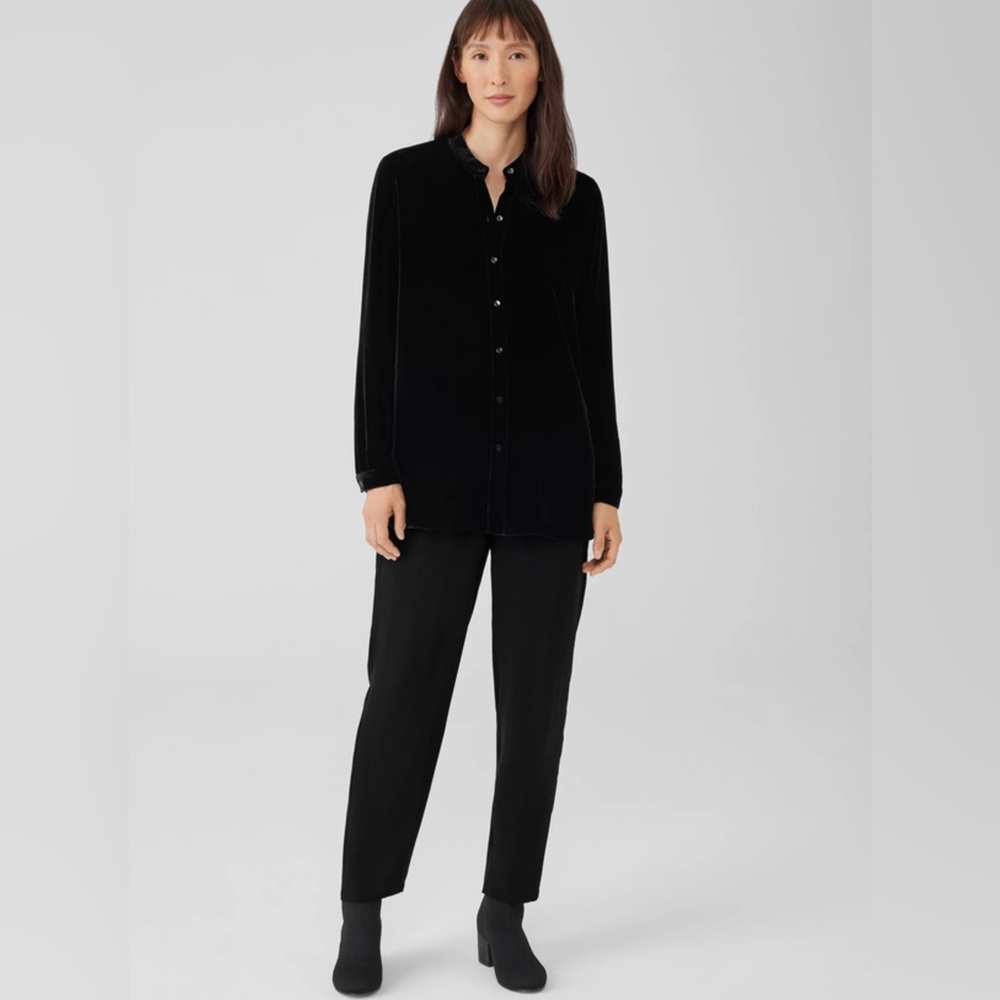 Eileen Fisher Velvet Shacket - Size 3X